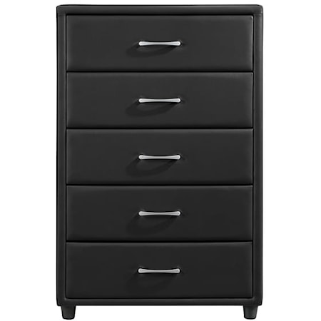 Contemporary Chest with Bar Pulls