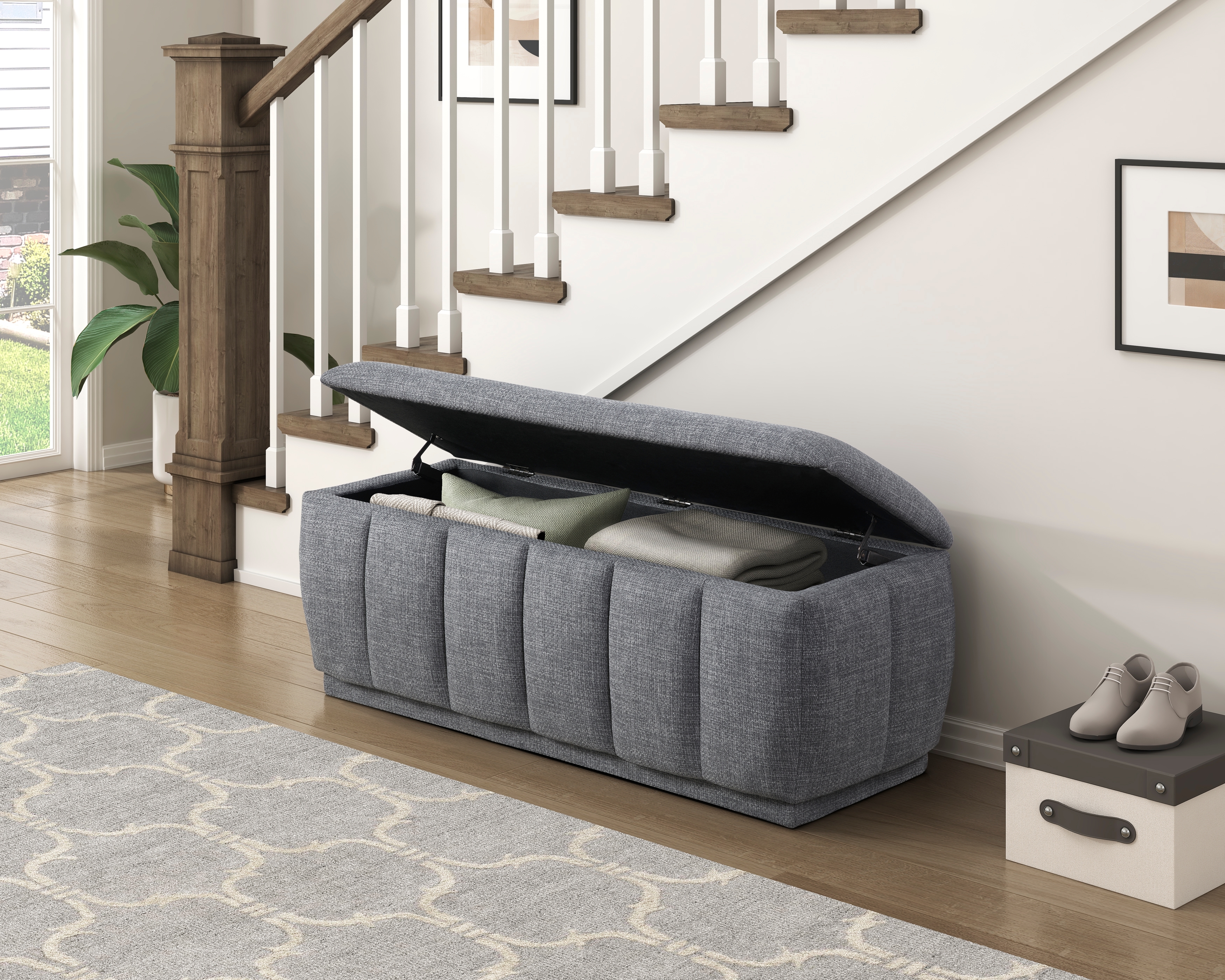 Homelegance Maize Lift Top Storage Bench