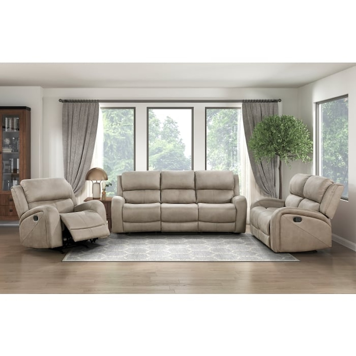 Homelegance Pagosa Double Reclining Love Seat