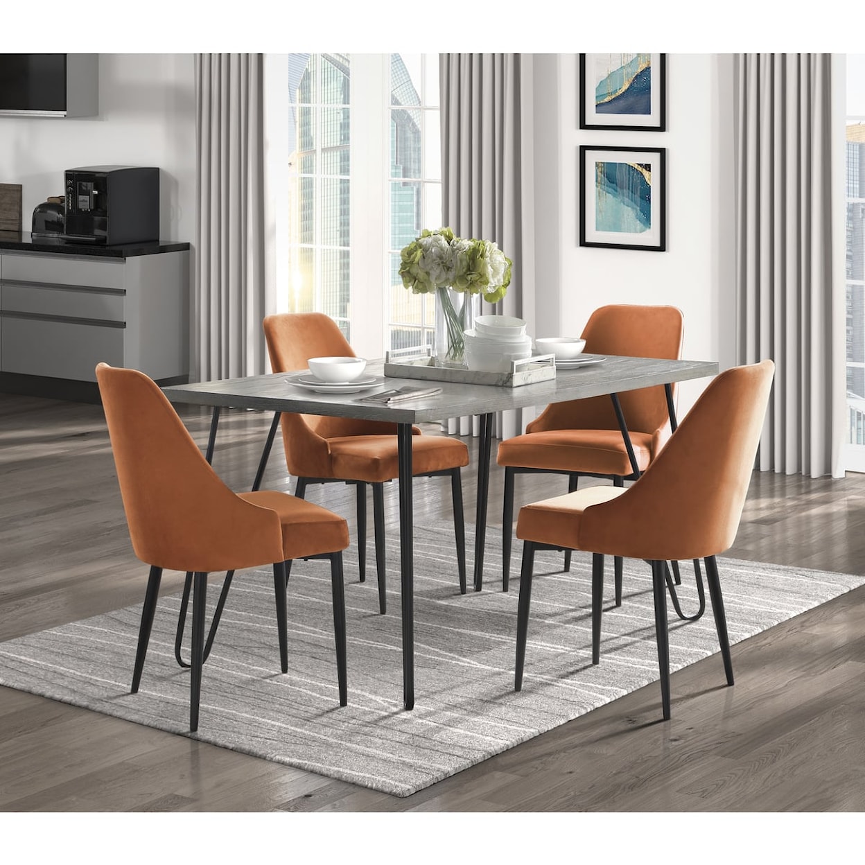 Homelegance Furniture Keene Rectangular Dining Table