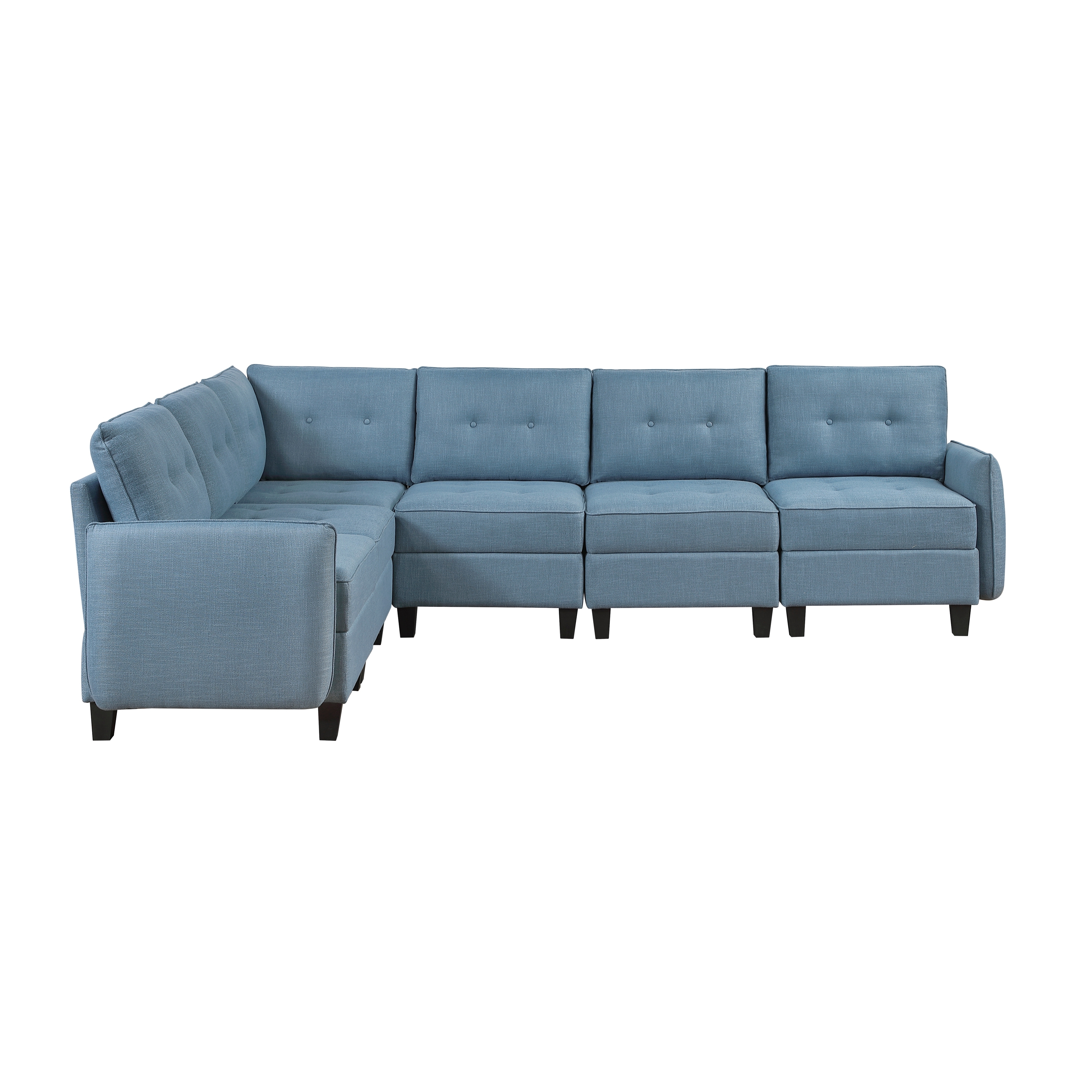 6-Piece Sectional Sofa with Storage