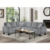 Homelegance Furniture Sinclair 2-Piece Reversible Sectional Sofa