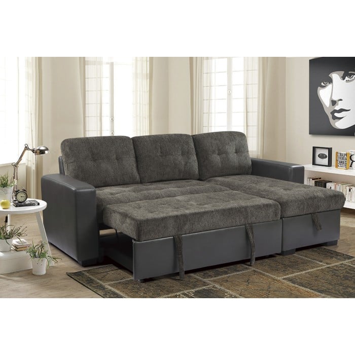 Homelegance Swallowtail 2-Piece Reversible Sectional Sofa