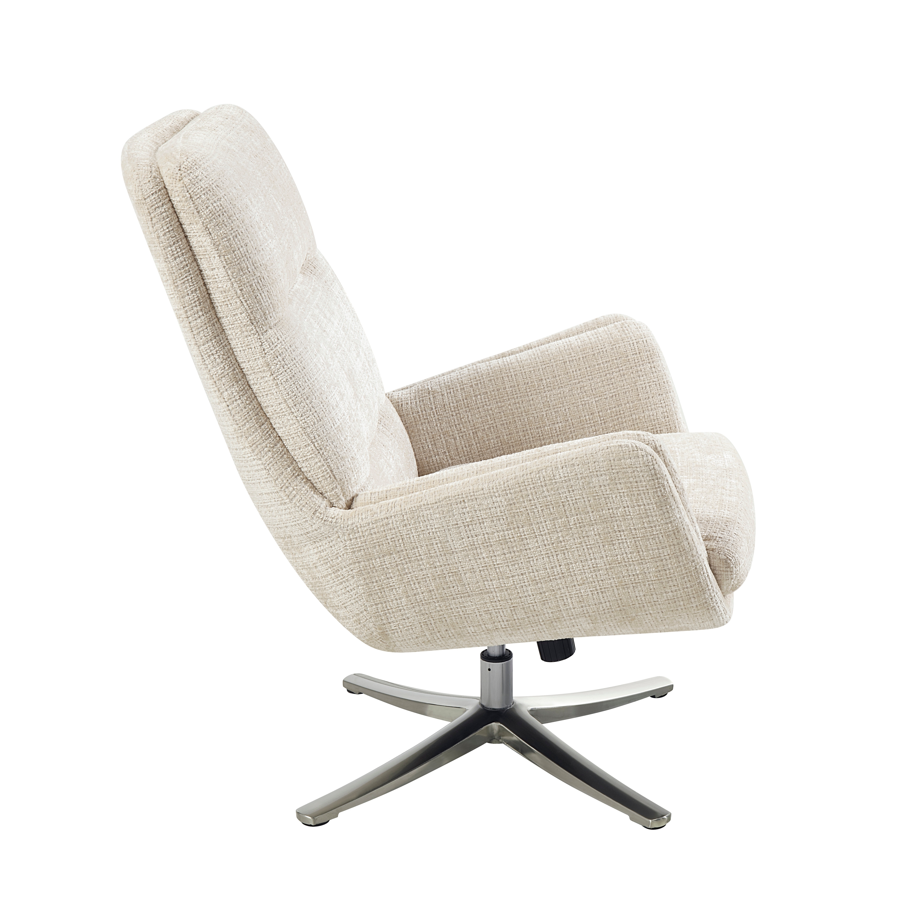 Homelegance Parker Swivel Chair with Ottoman