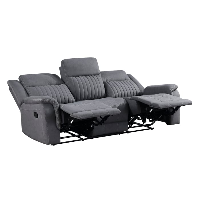 Double Manual Reclining Sofa