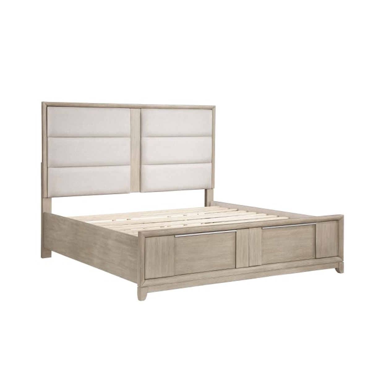 Homelegance Furniture McKewen Queen Platform Bed with Footboard Storage