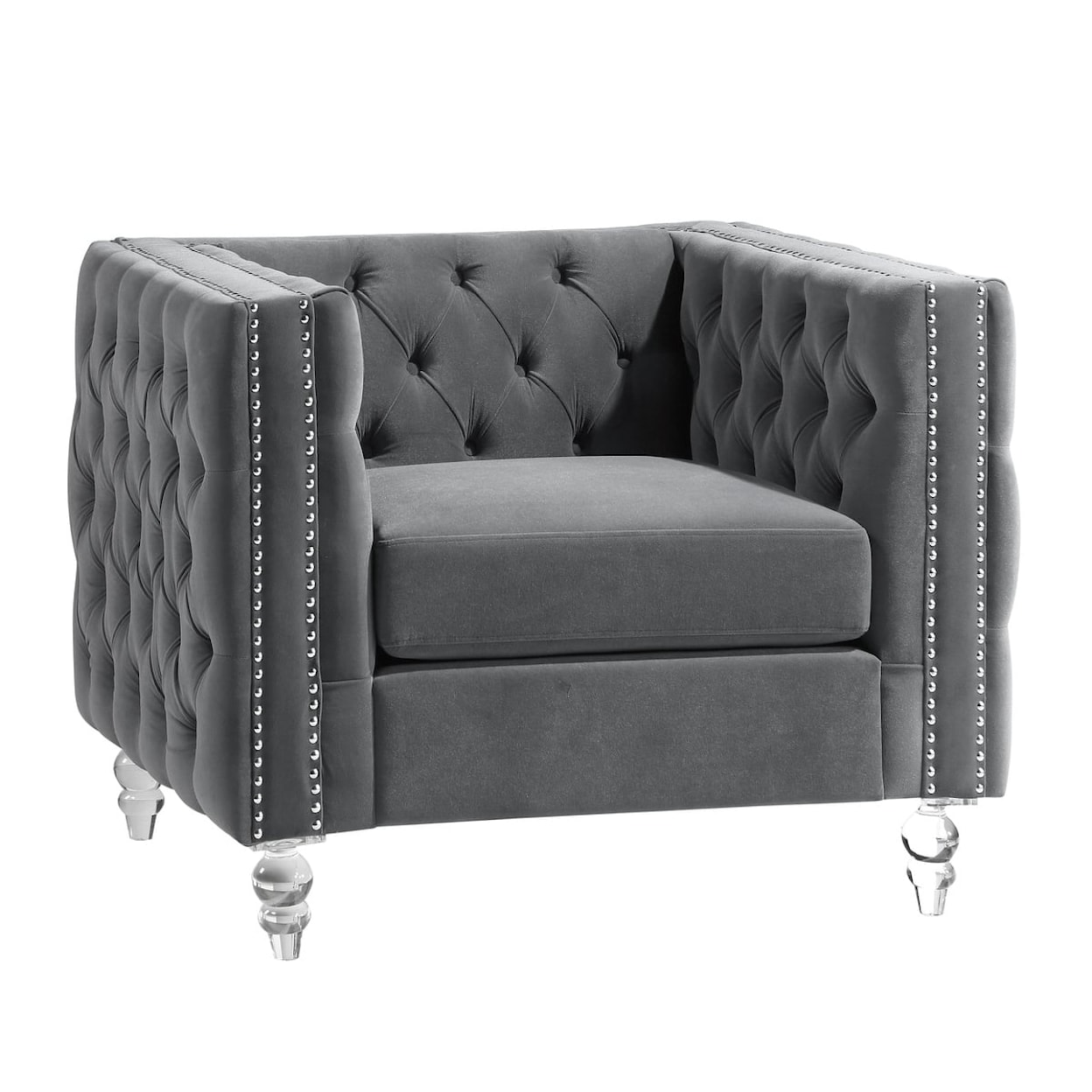 Homelegance Orina Button-Tufted Stationary Chair
