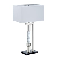 Contemporary Table Lamp with Sparkling Mood Light