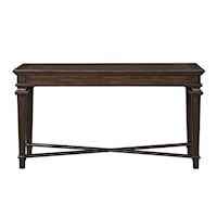Traditional Sofa Table with Espresso Finish