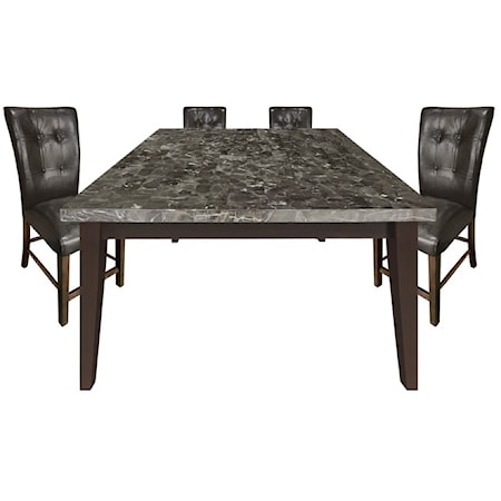 5-Piece Counter Height Dining Set