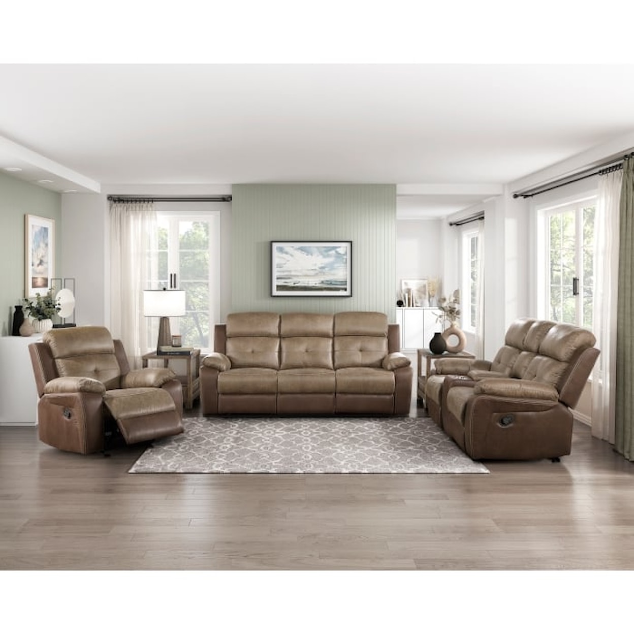 Homelegance Glendale Double Reclining Sofa