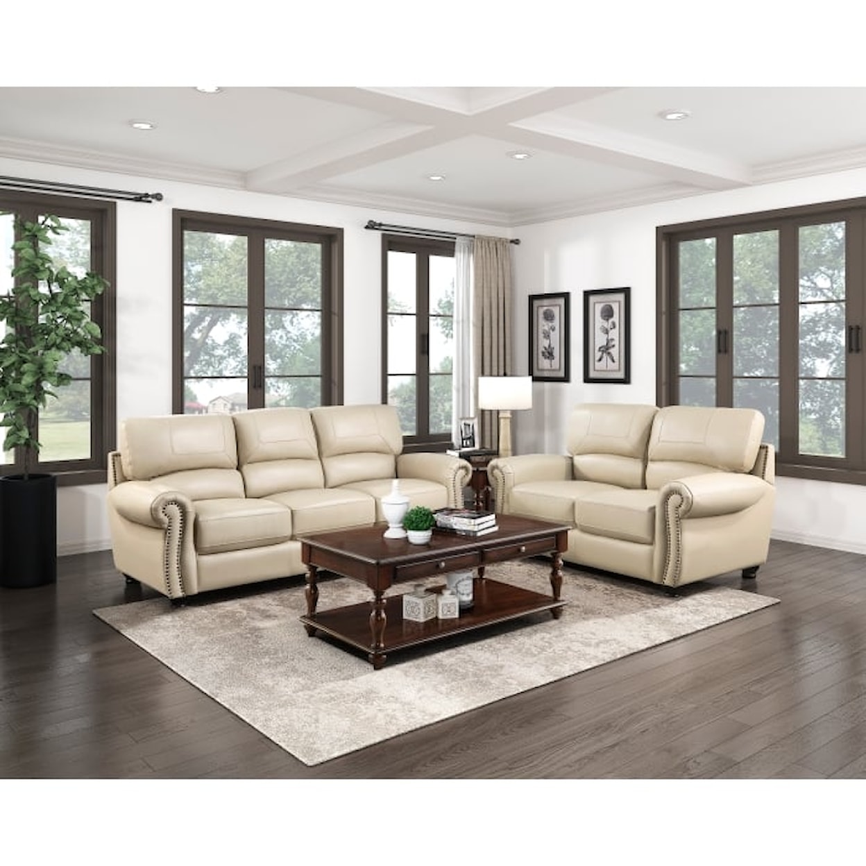 Homelegance Furniture Foxborough 2-Piece Living Room Set