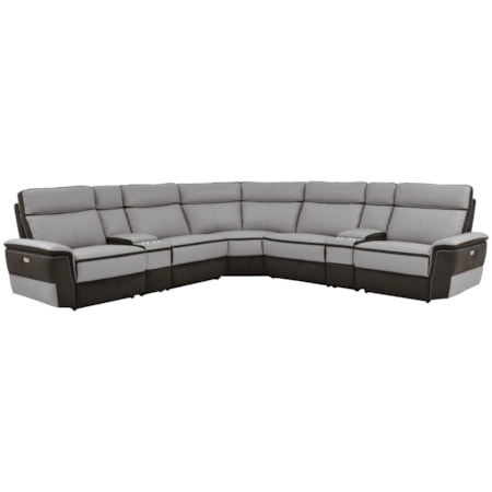 7-Piece Modular Power Reclining Sectional
