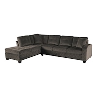 Transitional 2-Piece Reversible Sectional with Chaise