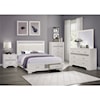 Homelegance Furniture Luster CA King  Bed with FB Storage