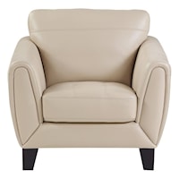 Transitional Accent Chair with Track Arms