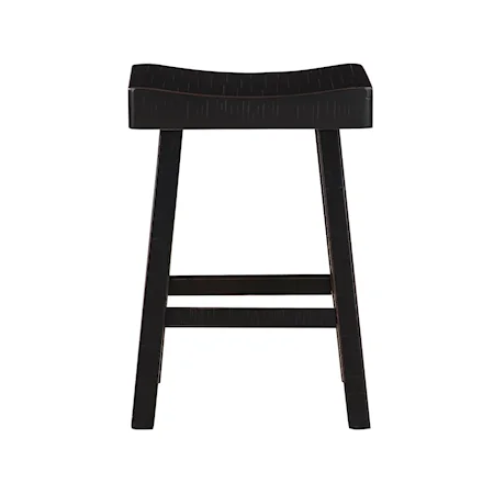 Transitional 24" Backless Counter Height Stool