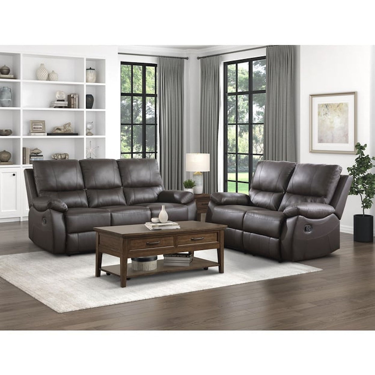 Homelegance Furniture Dawson 2-Piece Living Room Set