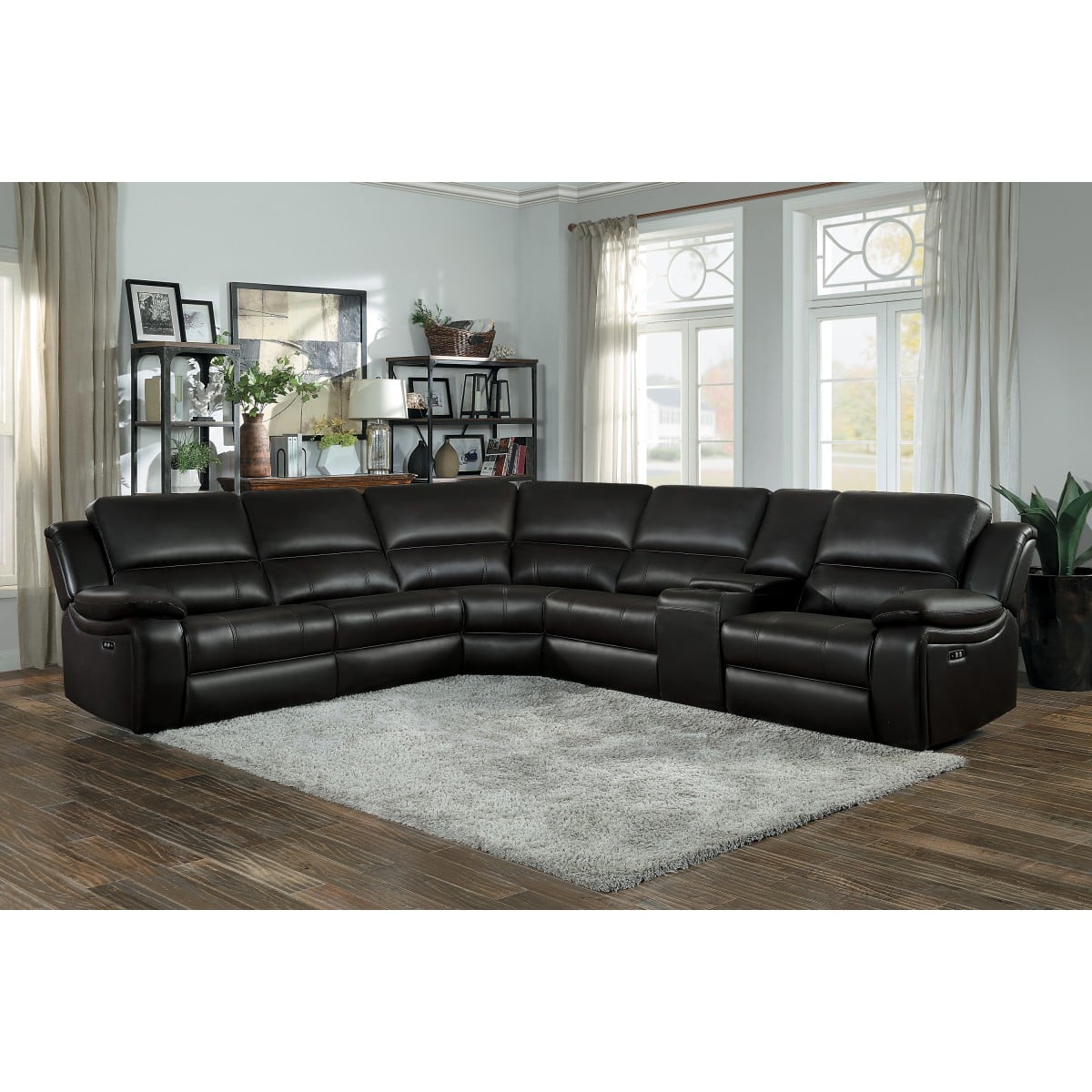 6-Piece Modular Power Reclining Sectional