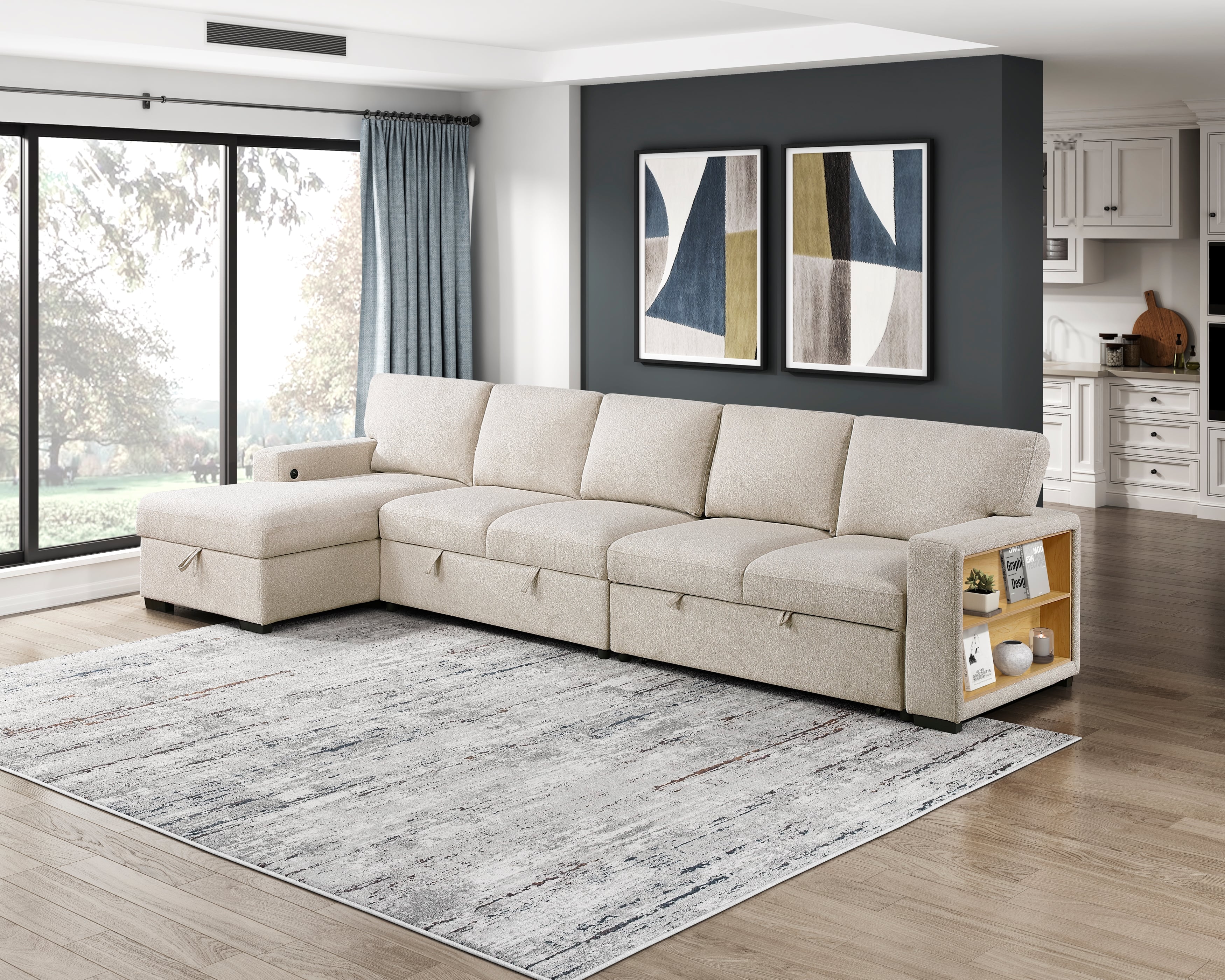 3-Piece Sectional Sofa