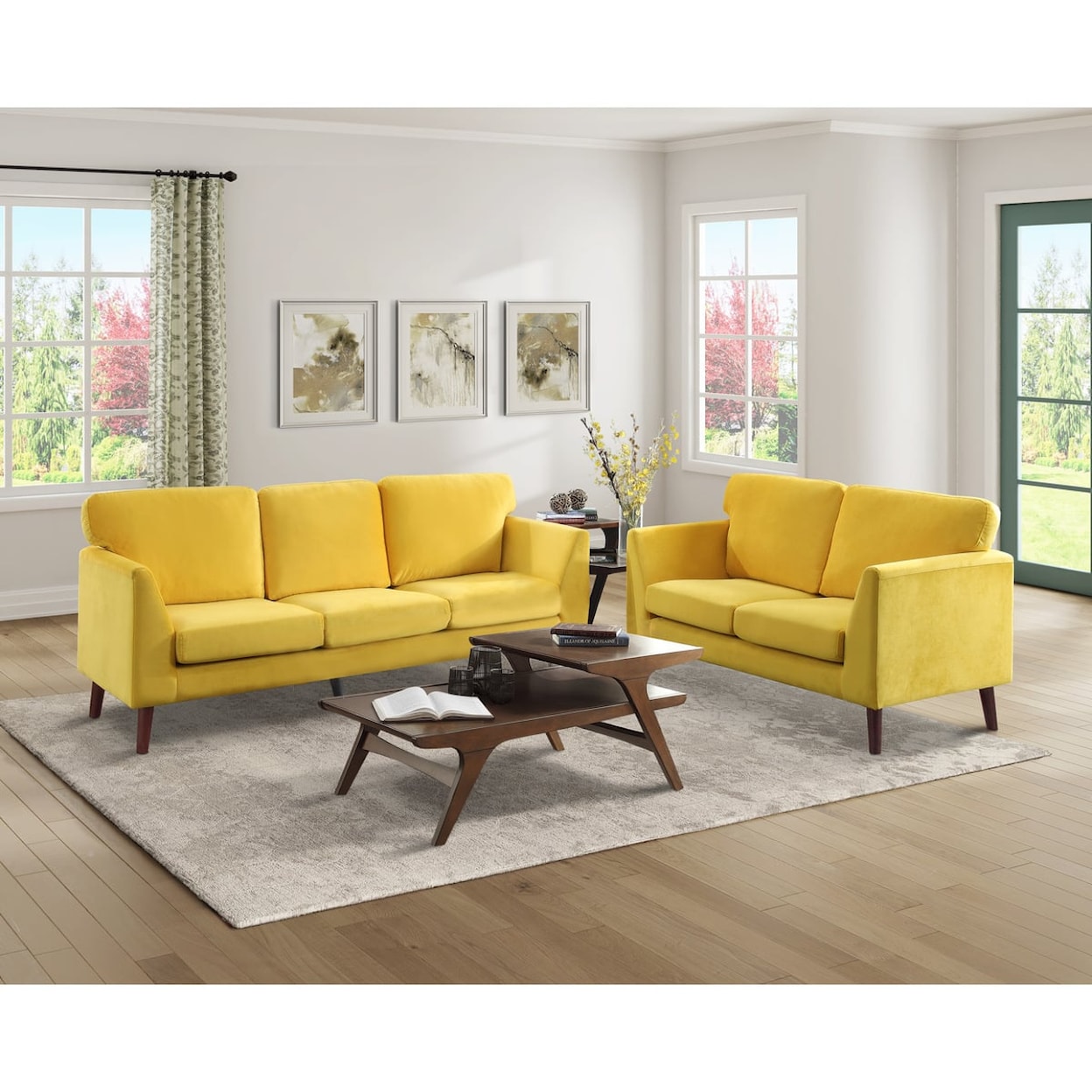 Homelegance Furniture Tolley Stationary Sofa