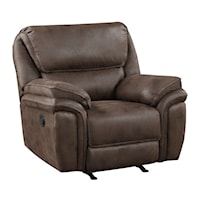 Casual Recliner with Gentle Rocking Motion