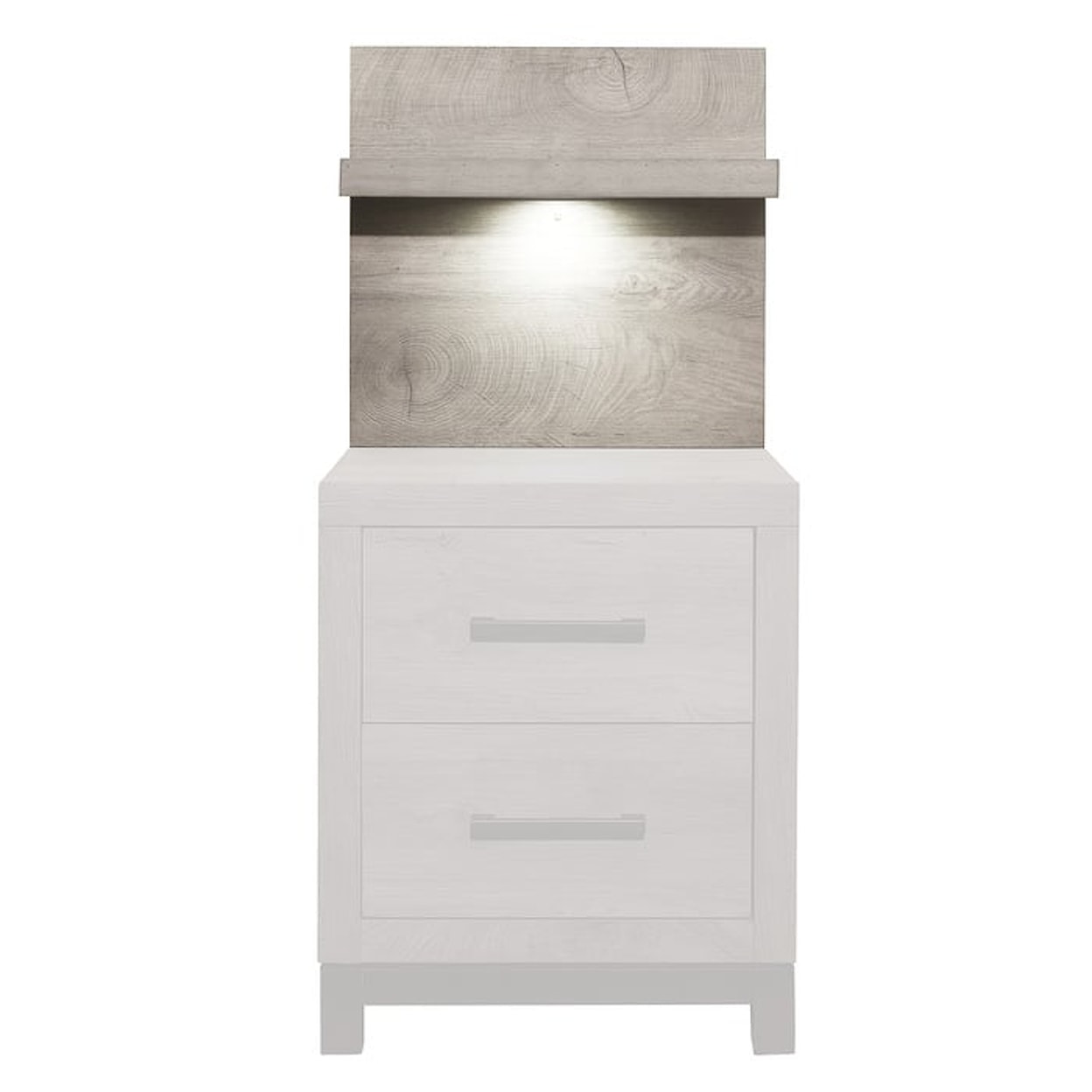 Homelegance Zephyr Nightstand Wall Panel