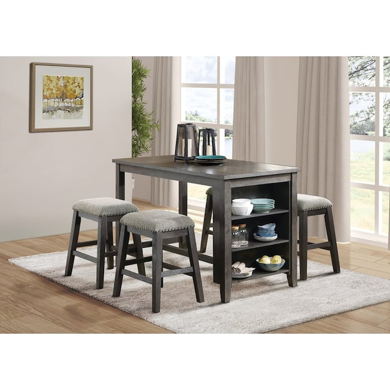 Homelegance Furniture Timbre Counter Height Stool