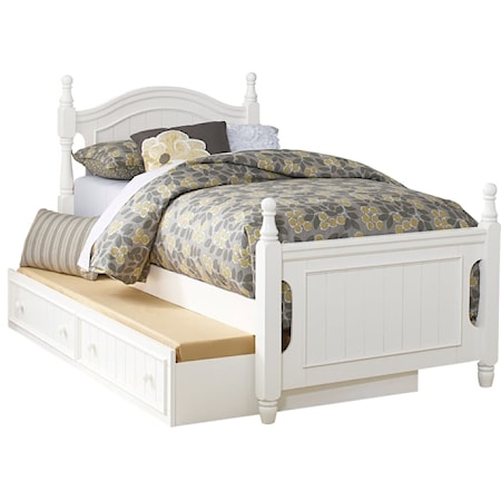 Twin Platform Bed with Twin Trundle