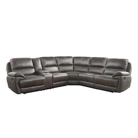 3-Piece Reclining Sectional with Left Console