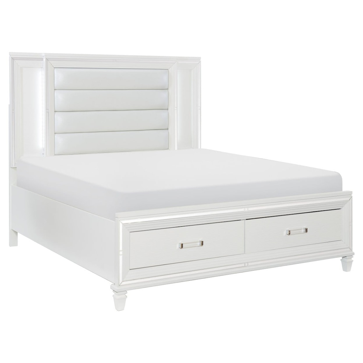 Homelegance Tamsin CA King  Bed and FB Storage