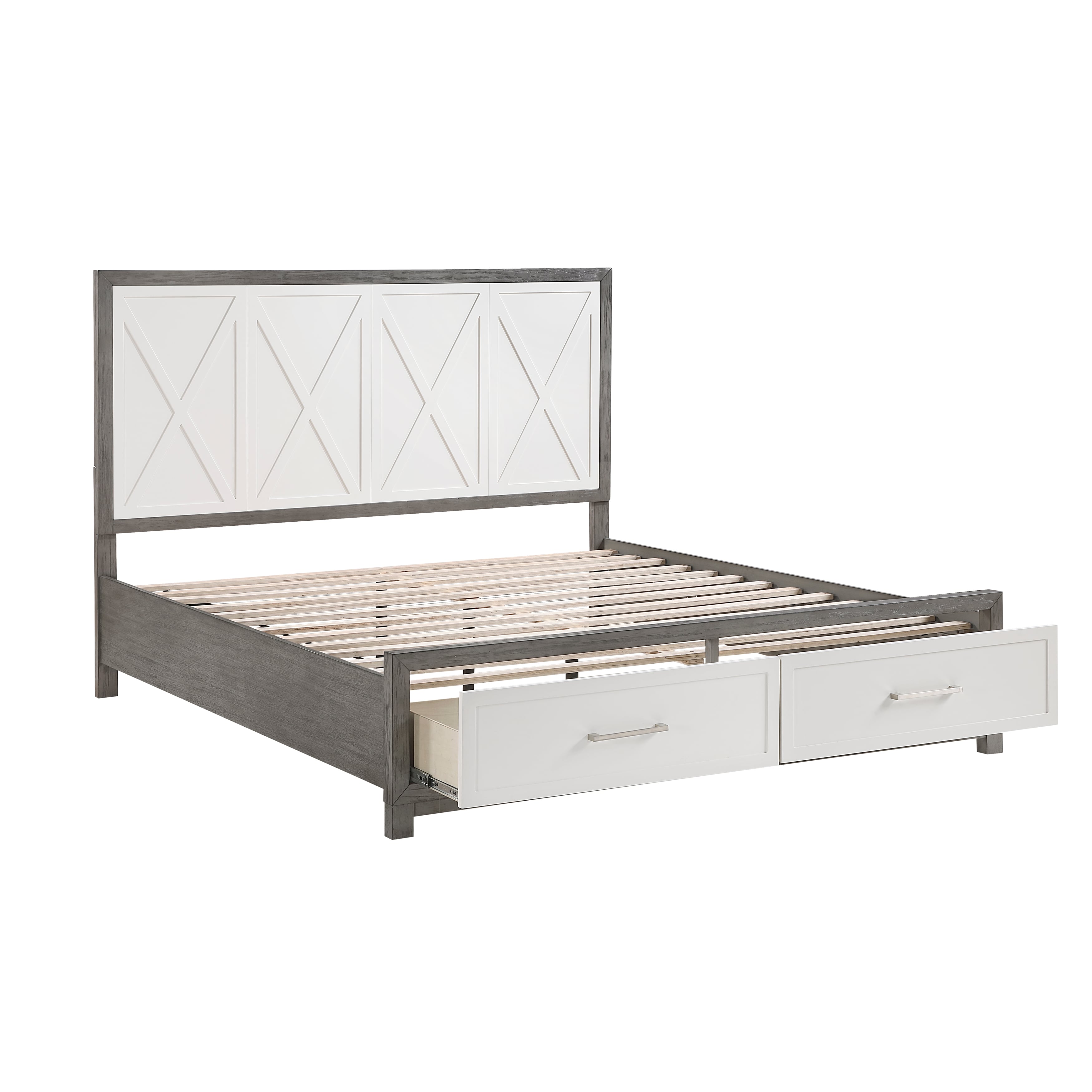 Homelegance Rowan King Platform Storage Bed