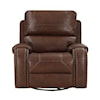 Homelegance Furniture Newnan Swivel Glider Reclining Chair