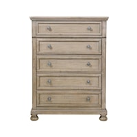 Transitional Bedroom Chest with 5-Drawers