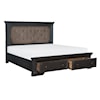 Homelegance Furniture Bolingbrook Queen Bed with Footboard Storage