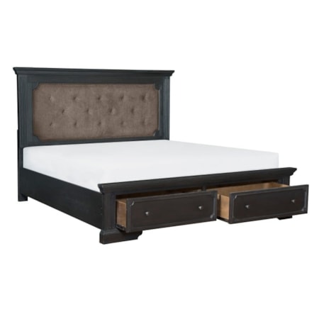 California King Storage Bed