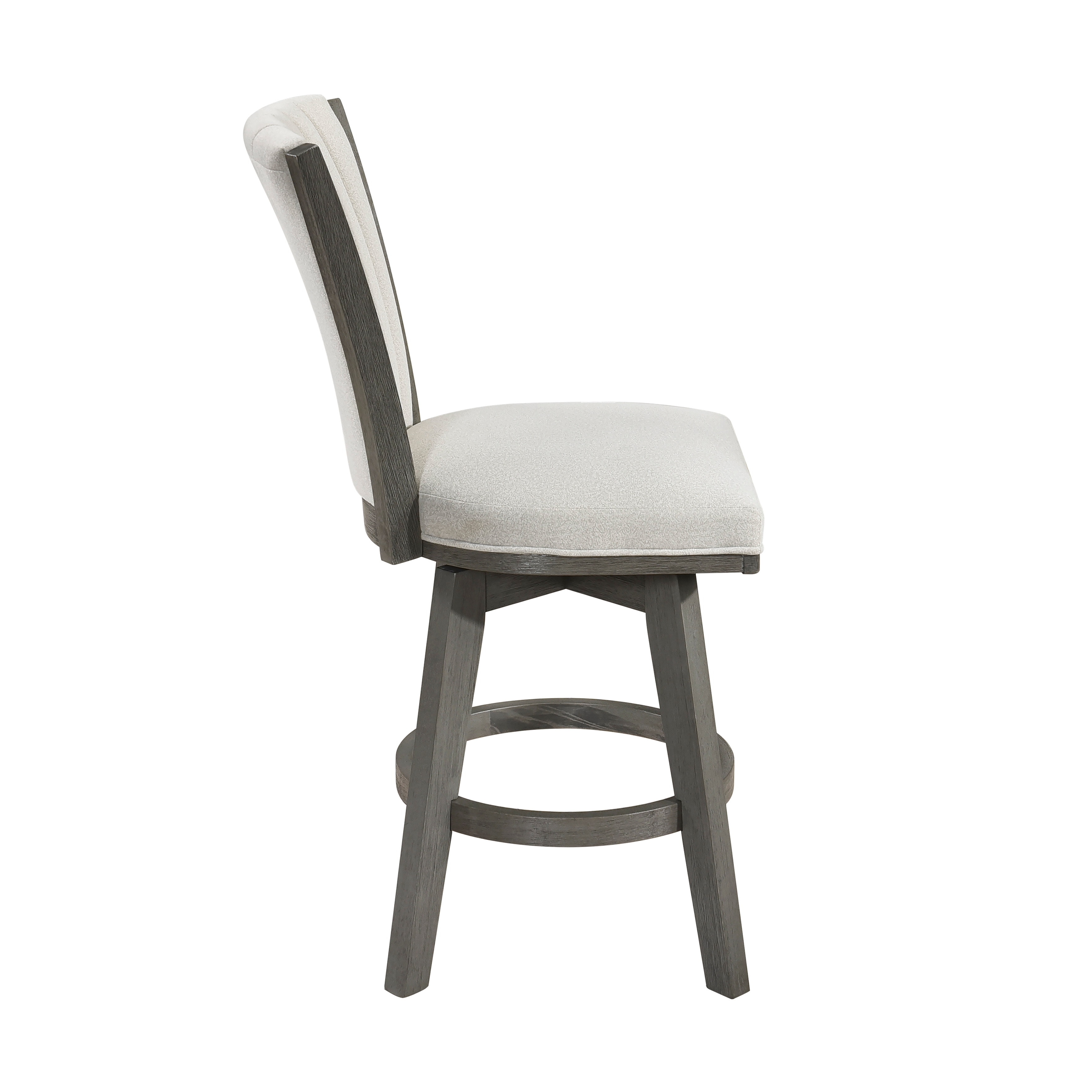 Upholstered Counter Height Swivel Chair