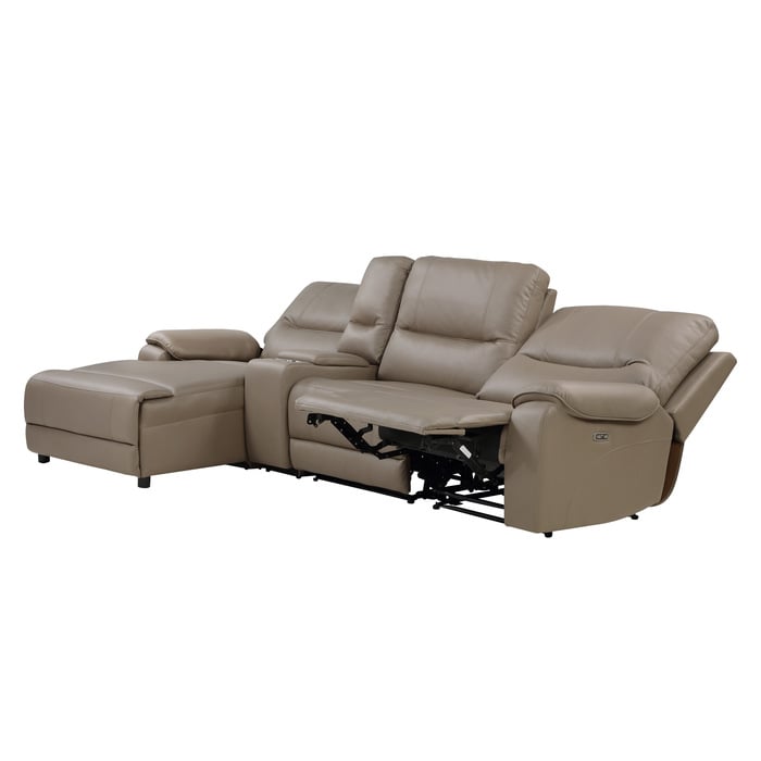 4-Piece Modular Power Reclining Sectional