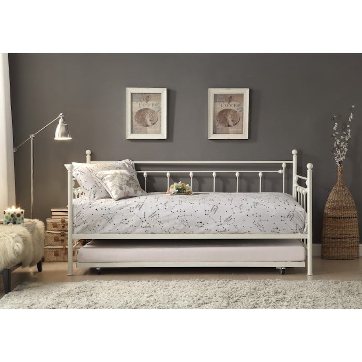 Homelegance Lorena Daybed with Trundle