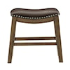 Homelegance Furniture Ordway 18 Dining Stool, Brown