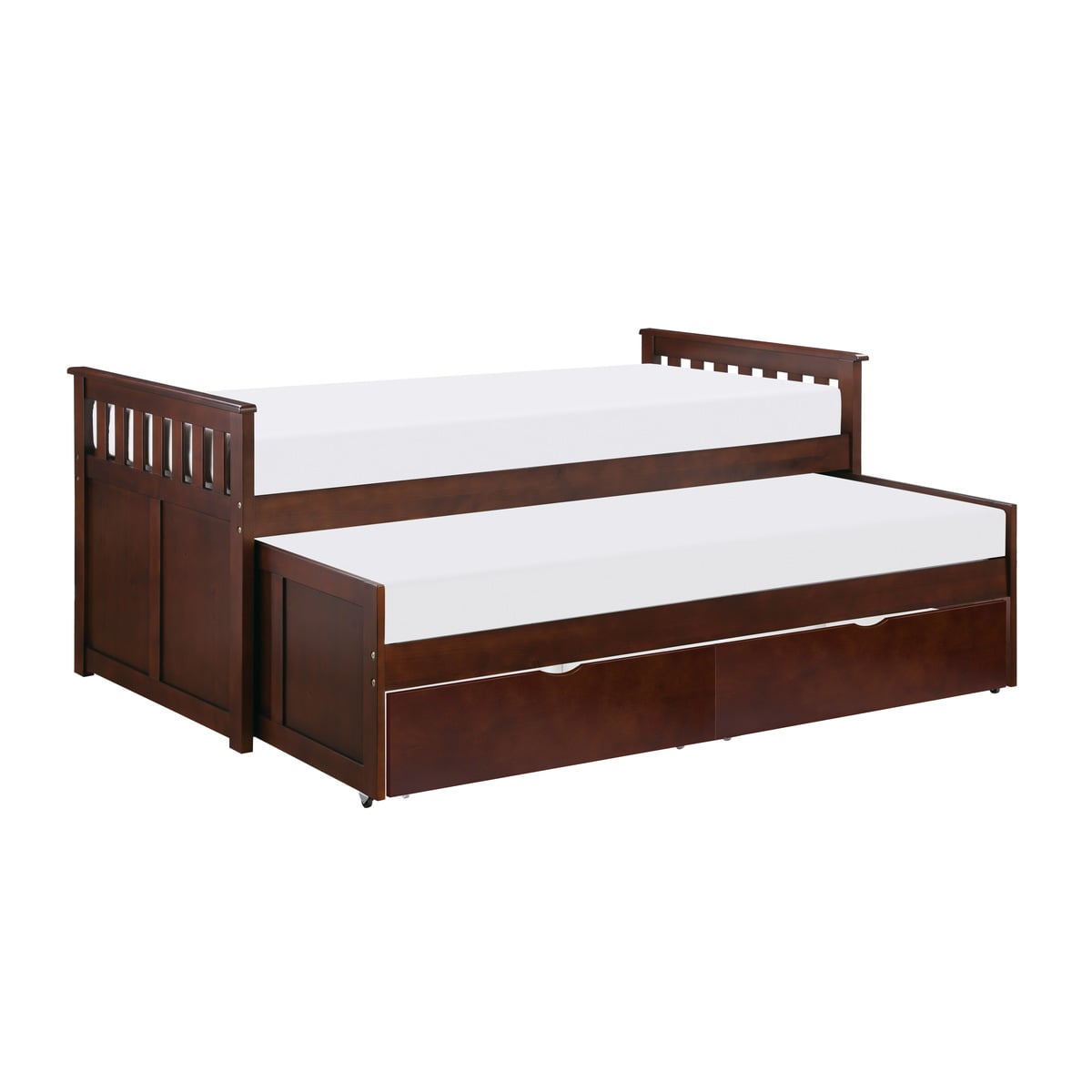 Twin/Twin Bed with Storage Boxes
