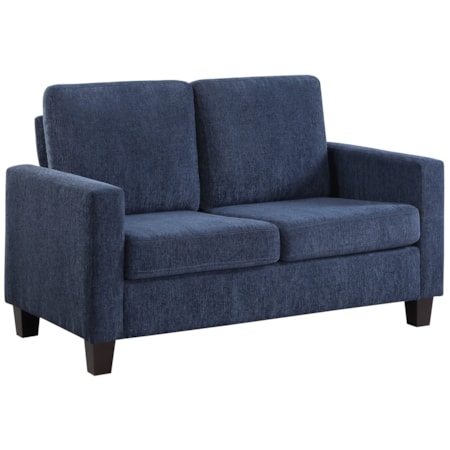 Modern Track-Arm Loveseat