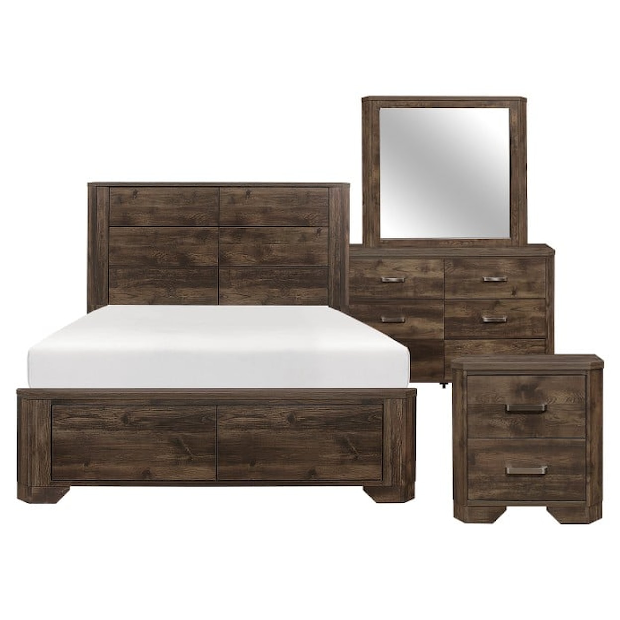 Homelegance Furniture Jocelyn 4-Piece Queen Bedroom Set