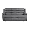 Homelegance Discus Double Reclining Sofa