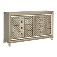 Glam 8-Drawer Dresser