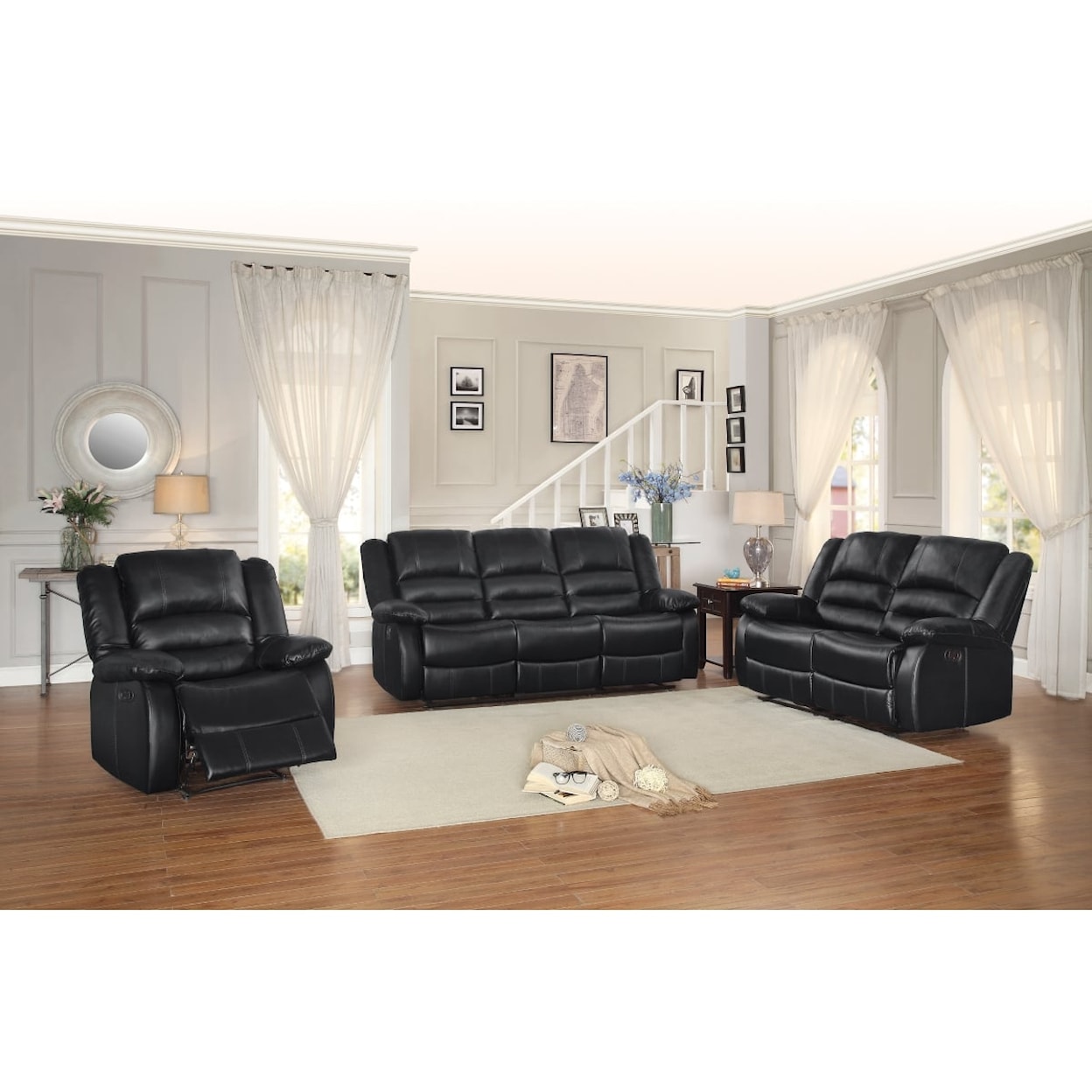Homelegance Furniture Jarita Double Reclining Love Seat