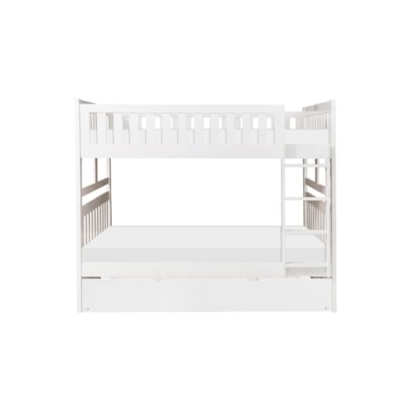 Full/Full Bunk Bed with Twin Trundle