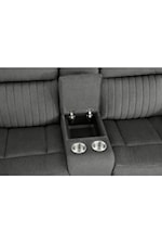 Homelegance Brennen Transitional Dual Reclining Loveseast with Center Console and Cupholders