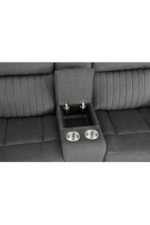 Homelegance Brennen Transitional Dual Reclining Loveseast with Center Console and Cupholders