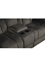 Homelegance Laurelton Casual Gliding Recliner Loveseat with Center Console